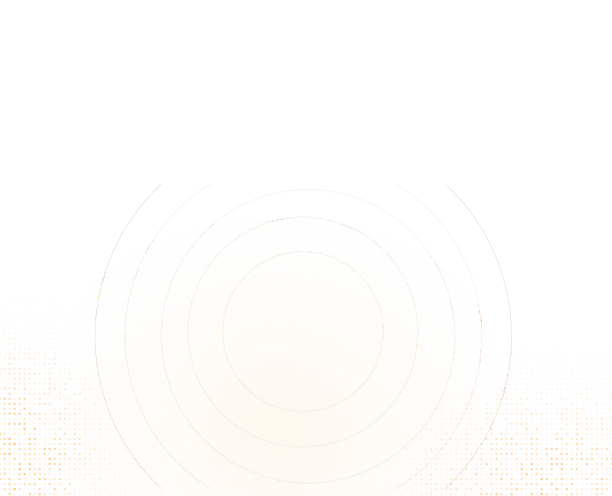 Orbit rings of product tools circling a dashboard card
