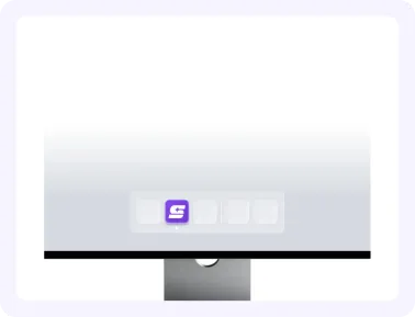 Stockly app icon in a desktop dock.