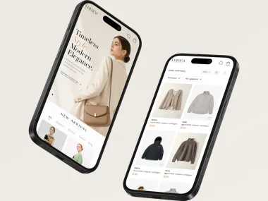 Lumea fashion shopping app screens